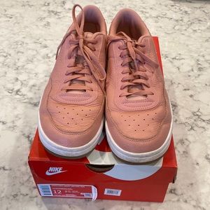 Nike Court Vintage Premium Sneaker Rust Pink Leather Women’s Size 12